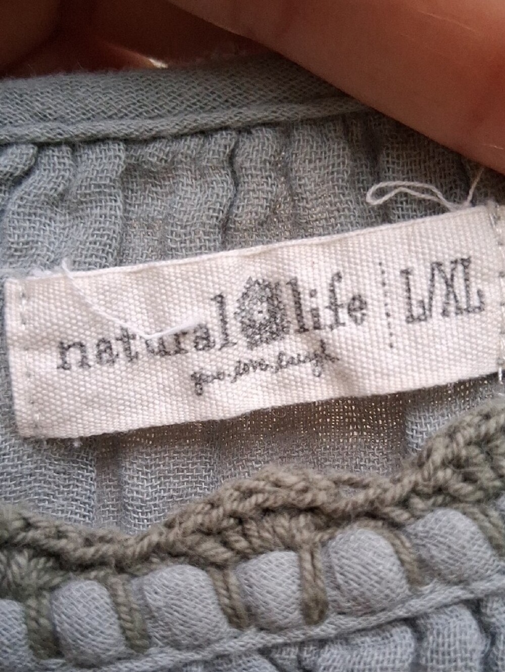 NATURAL LIFE Gray Spaghetti-Strap Gauze Maxi Dress - Picture 3 of 12